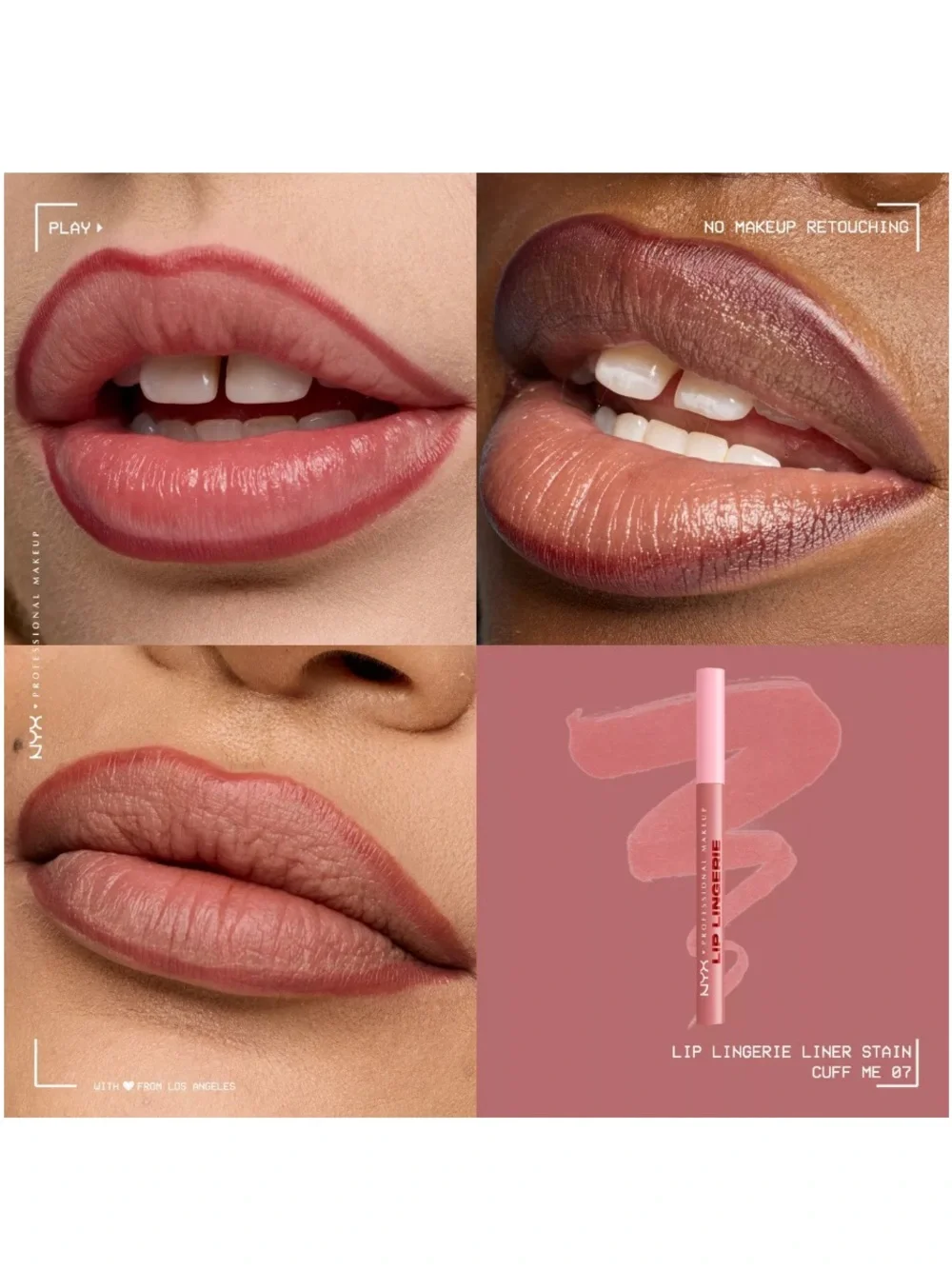 NYX Lip Lingerie Lip Liner CUFF ME NEW IN BOX